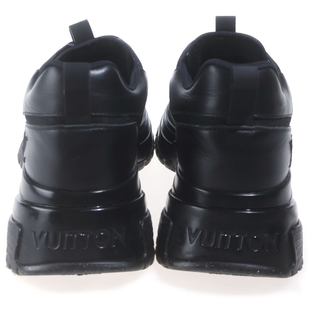 LOUIS VUITTON(ルイヴィトン) 18SS RUN AWAY PULSE SNEAKER LOUIS VUITTON ランアウェイ パルスライン モノグラム エナメルレザー メッシュ ローカットスニーカー ブラック
