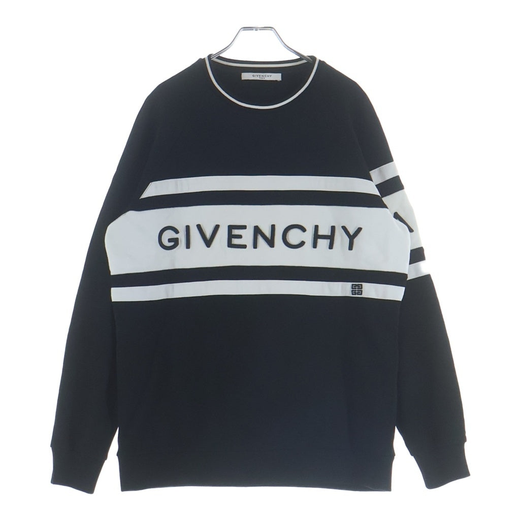GIVENCHY(ジバンシィ) 19SS Front Logo Sweat BMJ01430AF フロントロゴ スウェット ブラック