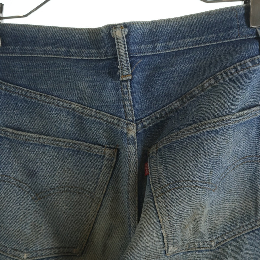 Levi's(リーバイス) 70s VINTAGE 66前期 ボタン裏6 バックポケット裏シングル ストレートパンツ インディゴ