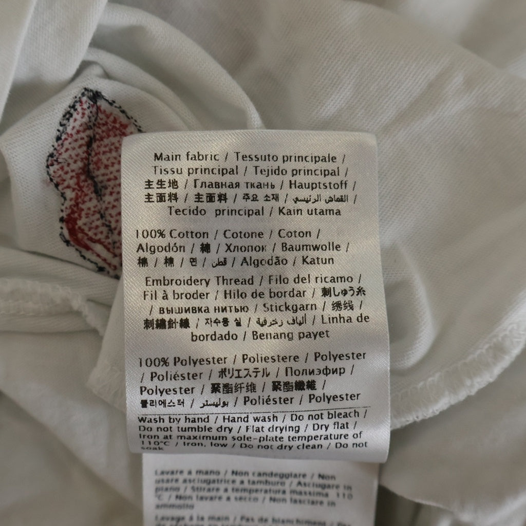 VALENTINO(ヴァレンティノ) ップスパンコール クルーネック半袖Tシャツカットソー ホワイト VB3MG10X65L