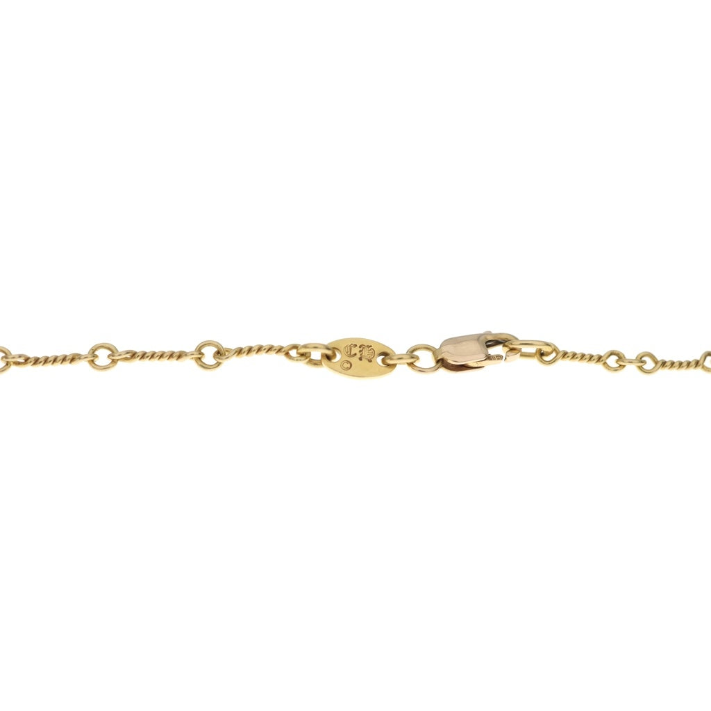 CHROME HEARTS(クロムハーツ) 22K NECKCHAIN T24 ツイストチェーンネックレス 24inch ゴールド