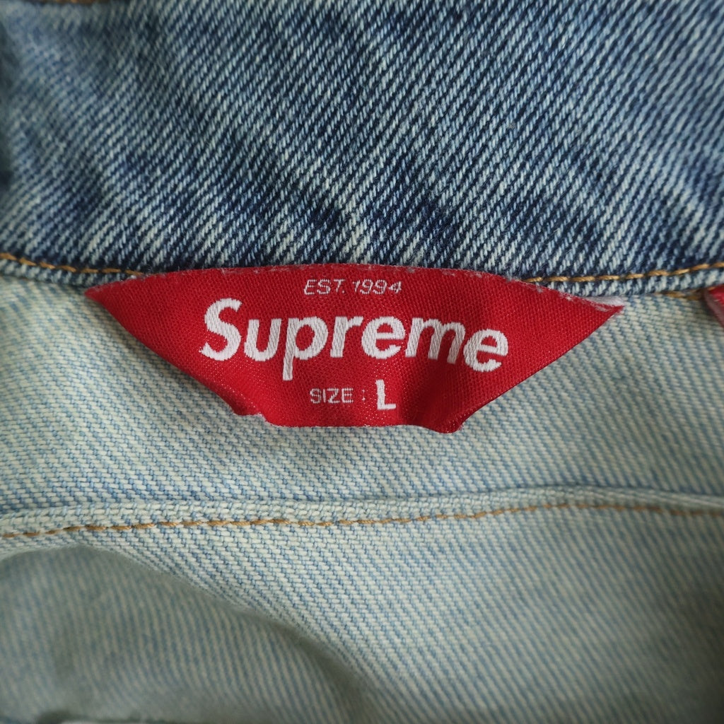 SUPREME(シュプリーム) 22AW Layered Denim Trucker Jacket レイヤードデザイン デニム トラッカージャケット インディゴ