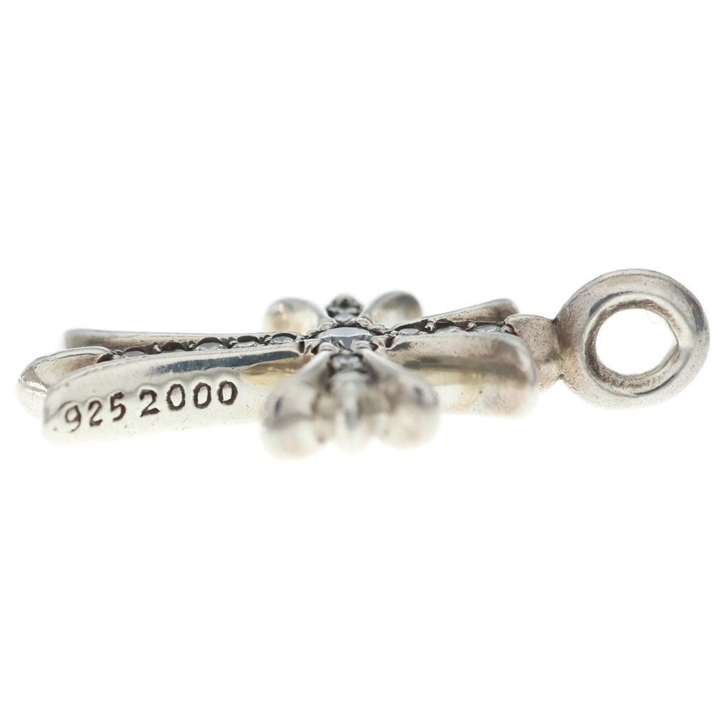 CHROME HEARTS(クロムハーツ) TNY CRSF P/DIA タイニーファットクロス PAVEダイヤ ペンダントトップ シルバー BCA323