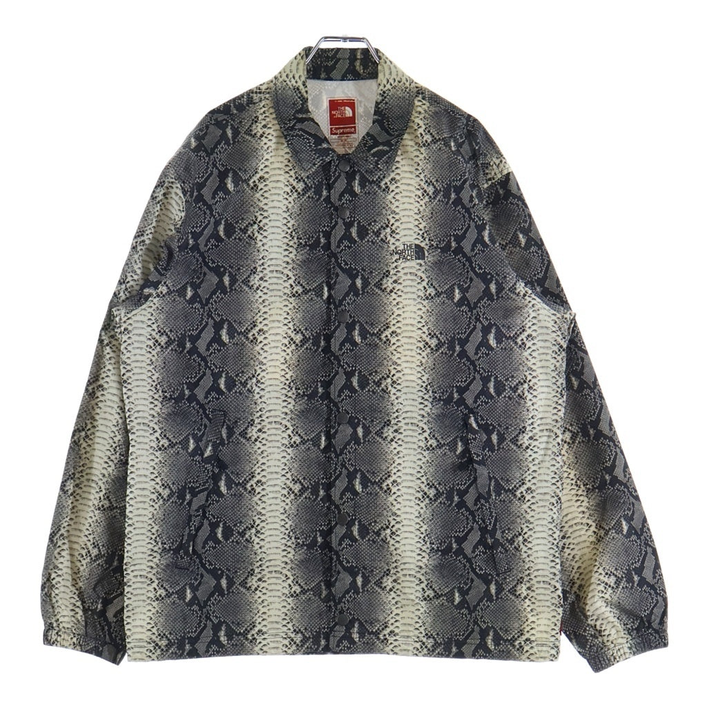 SUPREME(シュプリーム) 18AW Snakeskin Taped Seam Coaches Jacket ザ ノースフェイス スネークスキン テープド シーム コーチジャケット グレー NP11803I