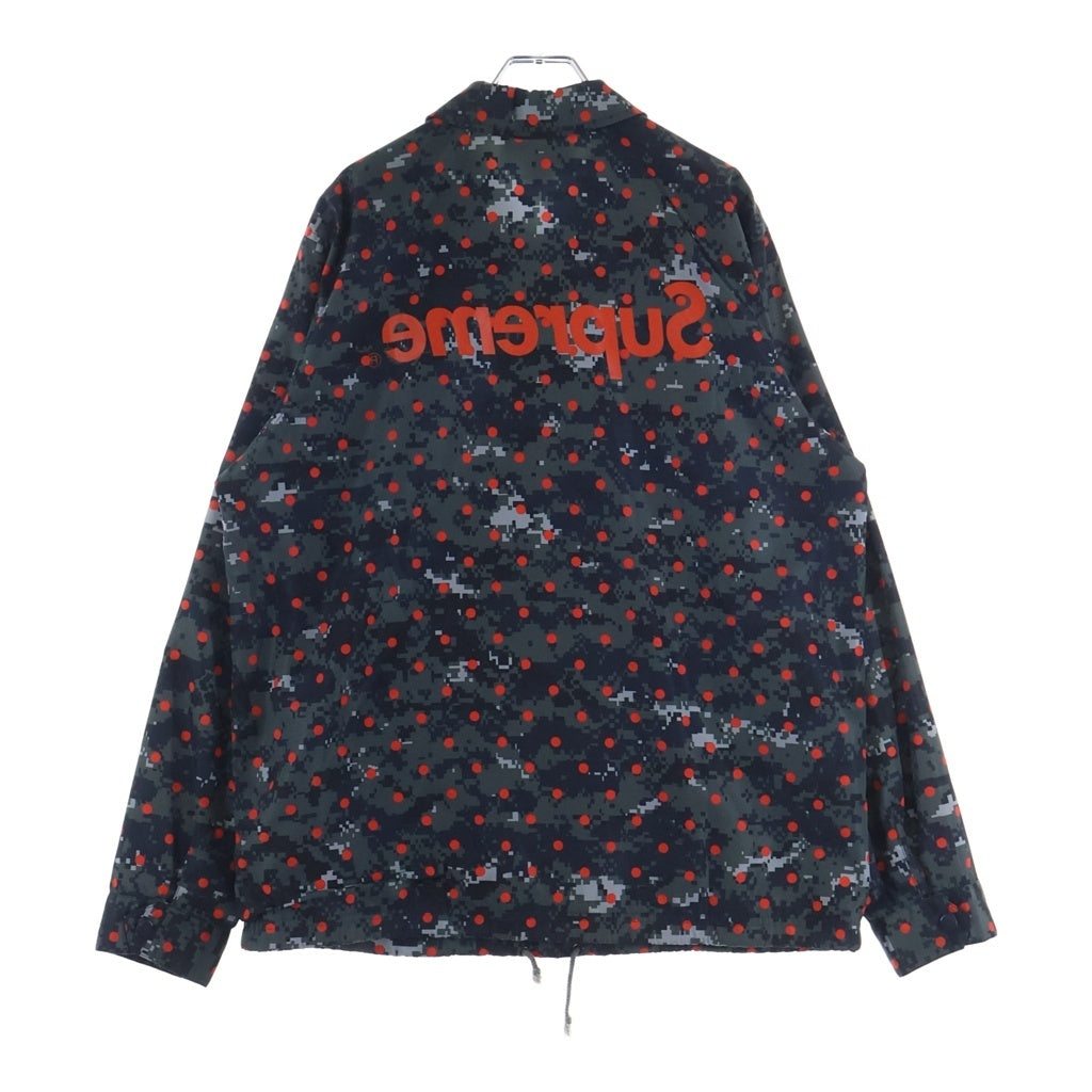 SUPREME(シュプリーム) 13SS ×COMME des GARCONS DOT CAMO MIRROR LOGO COACHES JACKET ギャルソン ドットミラーコーチジャケット ネイビー
