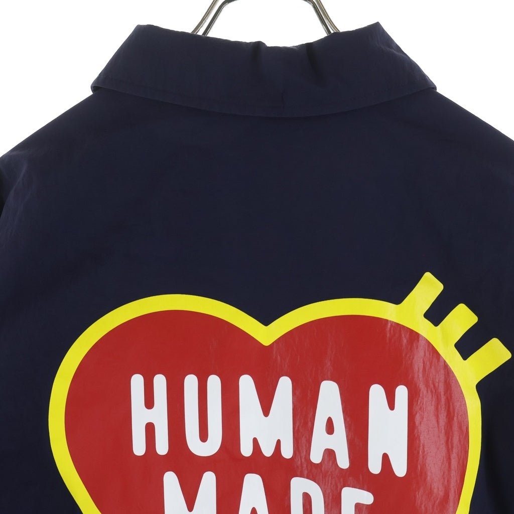 HUMAN MADE(ヒューマンメイド) 25SS COACH JACKET ロゴ ナイロン コーチジャケット ネイビー