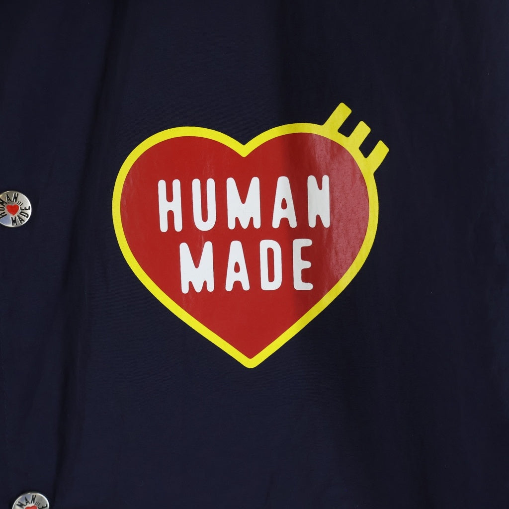 HUMAN MADE(ヒューマンメイド) 25SS COACH JACKET ロゴ ナイロン コーチジャケット ネイビー