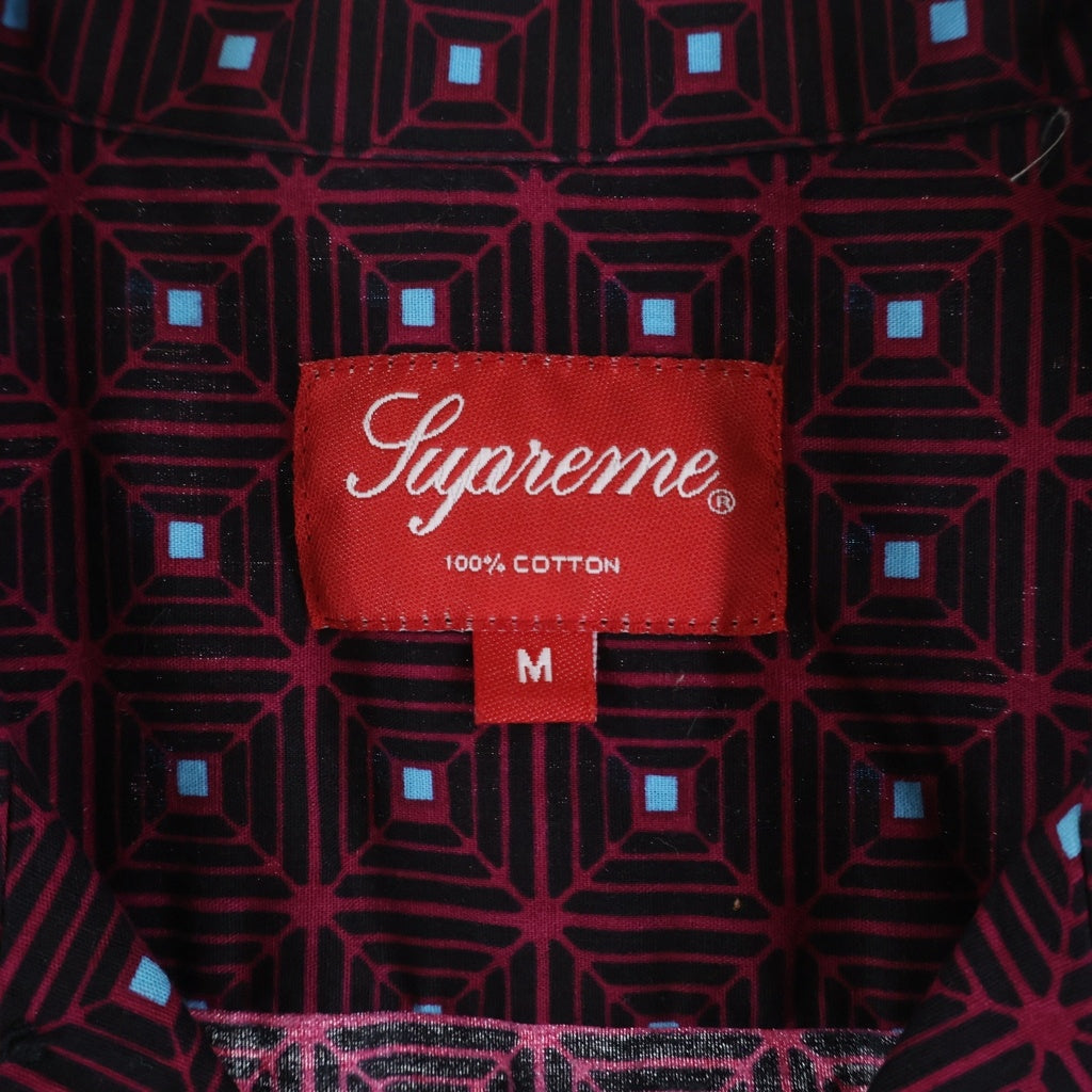 SUPREME(シュプリーム) 17SS Obama Shirt オバマシャツ ショートスリーブシャツ ボルドー