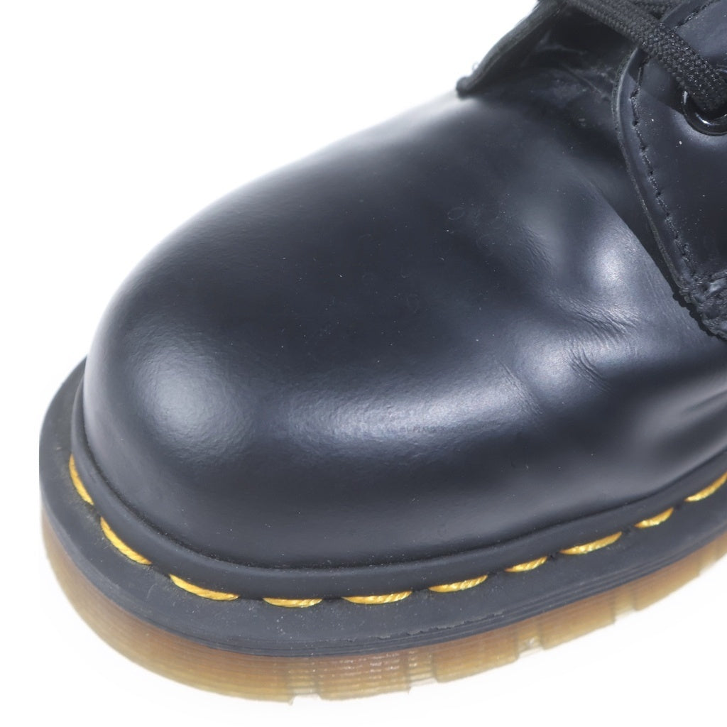 Dr.Martens(ドクターマーチン) 8ホール レースアップブーツ イエローステッチ 10072 ブラック