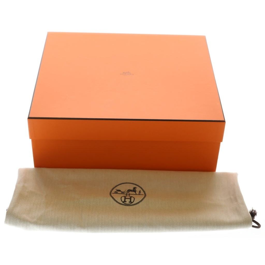 HERMES(エルメス) ガーデンパーティTPM レザー ハンド トートバッグ シルバー金具 G刻印 ブラック/グレー - レディース