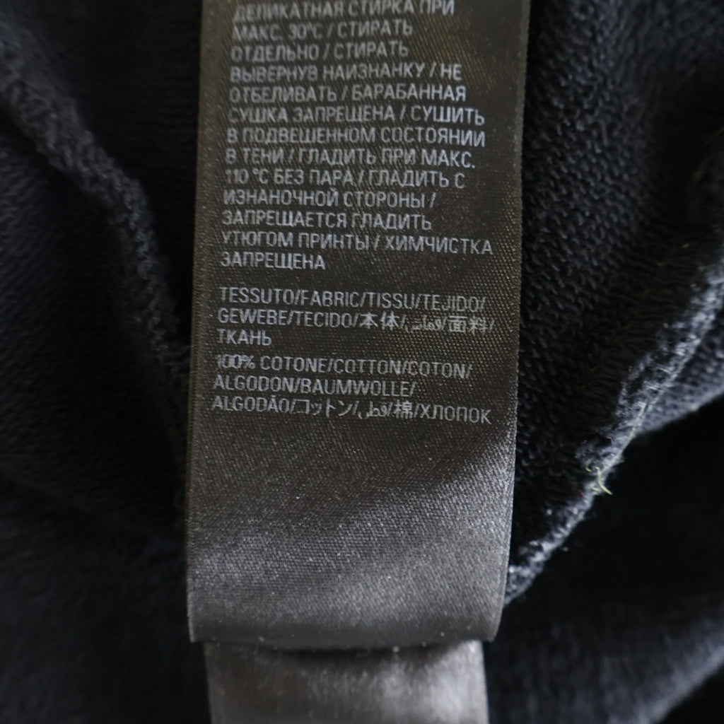 BALENCIAGA(バレンシアガ) 24SS LAYERED SPORTS ROUND レイヤード スポーツ ラウンドプリント クルーネック スウェットトレーナー ブラック 767860 TPVF3