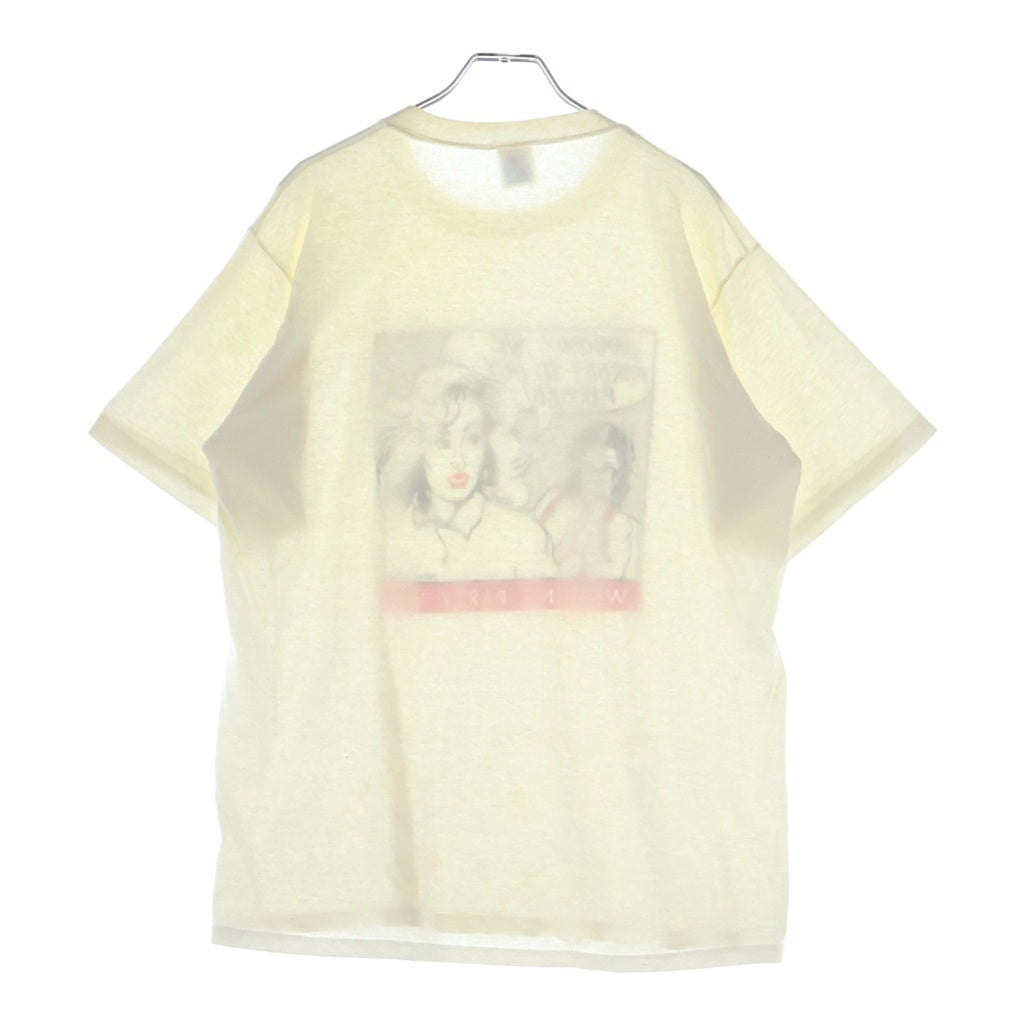 VINTAGE(ヴィンテージ) 90s Roy Lichtenstein Flying Fish WEDDING PARTY 89 アート クルーネックTシャツ ホワイト