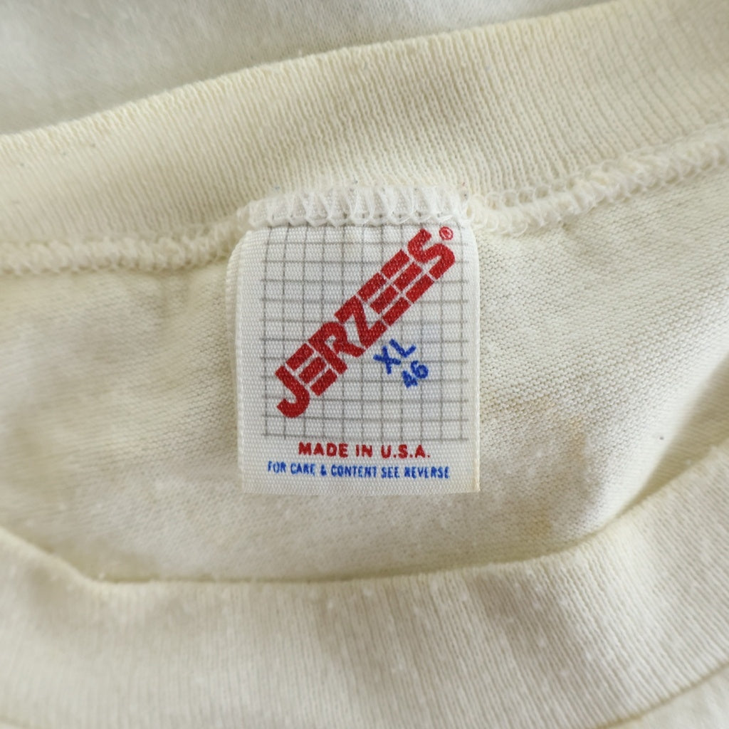 VINTAGE(ヴィンテージ) 90s Roy Lichtenstein Flying Fish WEDDING PARTY 89 アート クルーネックTシャツ ホワイト