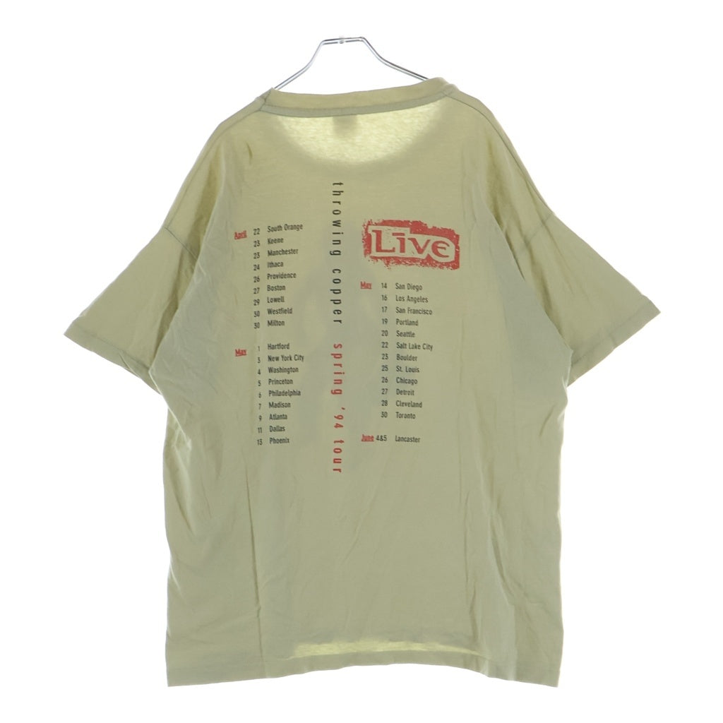VINTAGE(ヴィンテージ) 90s Throwing Copper スローイングカッパー クルーネックTシャツ カーキ