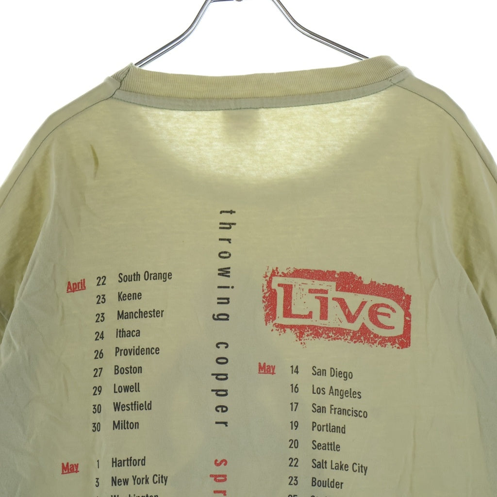 VINTAGE(ヴィンテージ) 90s Throwing Copper スローイングカッパー クルーネックTシャツ カーキ