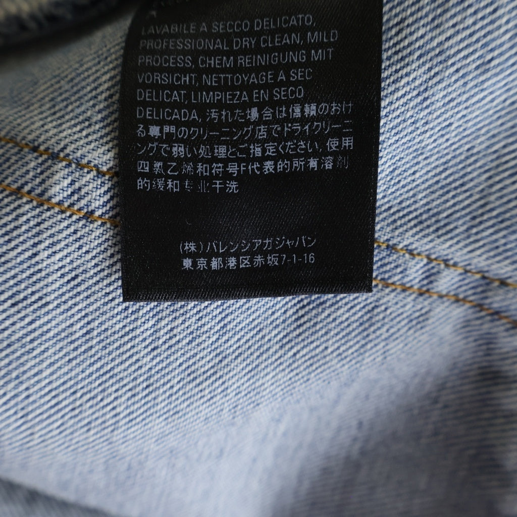 BALENCIAGA(バレンシアガ) Destroyed Normal Pants デストロイドノーマルパンツ ブーツカットデニム インディゴ