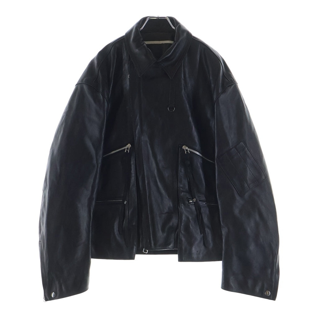 Tamme(タム) 24AW LEATHER MK3 JACKET 24A0200 レザージャケット ブラック