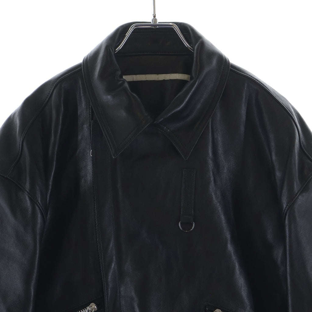 Tamme(タム) 24AW LEATHER MK3 JACKET 24A0200 レザージャケット ブラック