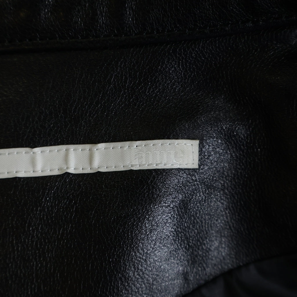 Tamme(タム) 24AW LEATHER MK3 JACKET 24A0200 レザージャケット ブラック