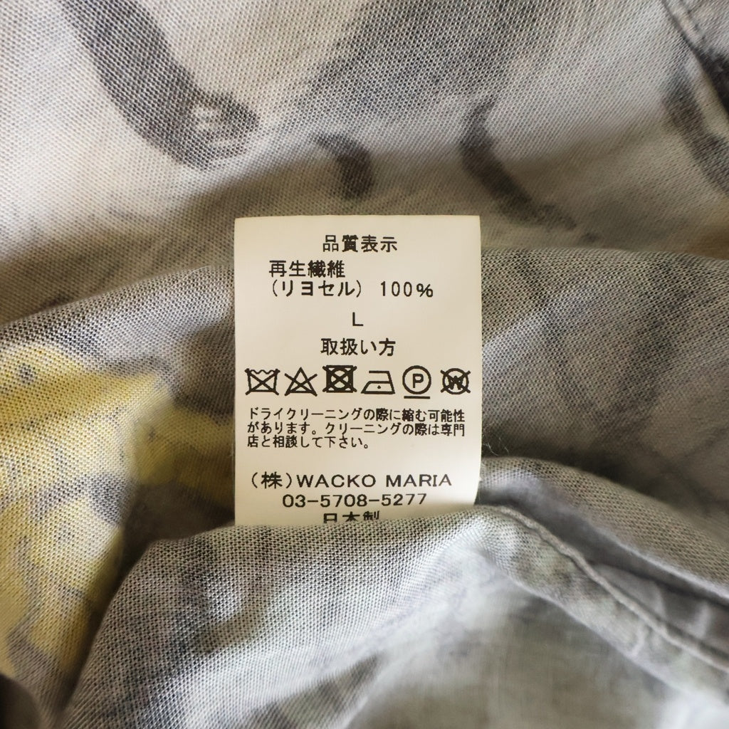 WACKO MARIA(ワコマリア) ×TIM LEHI aloha shirt ティムリーハイ アロハ 虎龍半袖シャツ マルチカラー