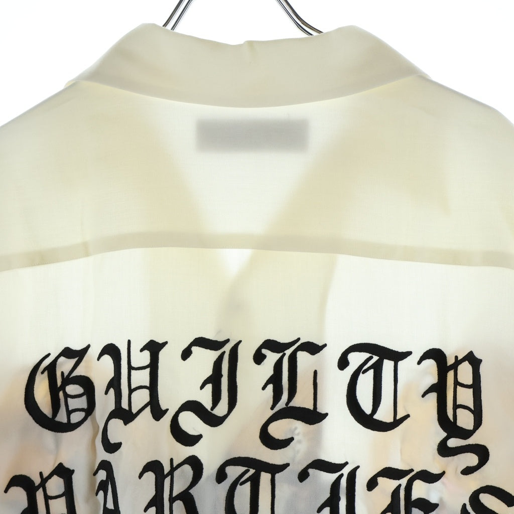 WACKO MARIA(ワコマリア) ×TIM LEHI aloha shirt ティムリーハイ アロハ 虎グラフィック半袖シャツ ホワイト ‐