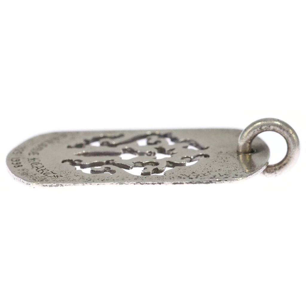 CHROME HEARTS(クロムハーツ) D TAG LRG DAGGER ヴァインダガーカットアウトドッグタグ ラージ ペンダントトップ シルバー BCA240 -
