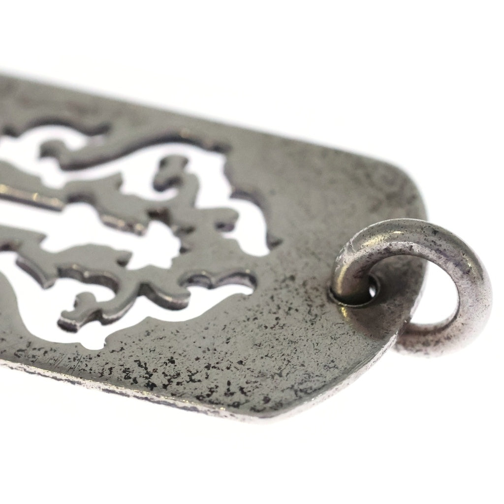 CHROME HEARTS(クロムハーツ) D TAG LRG DAGGER ヴァインダガーカットアウトドッグタグ ラージ ペンダントトップ シルバー BCA240 -