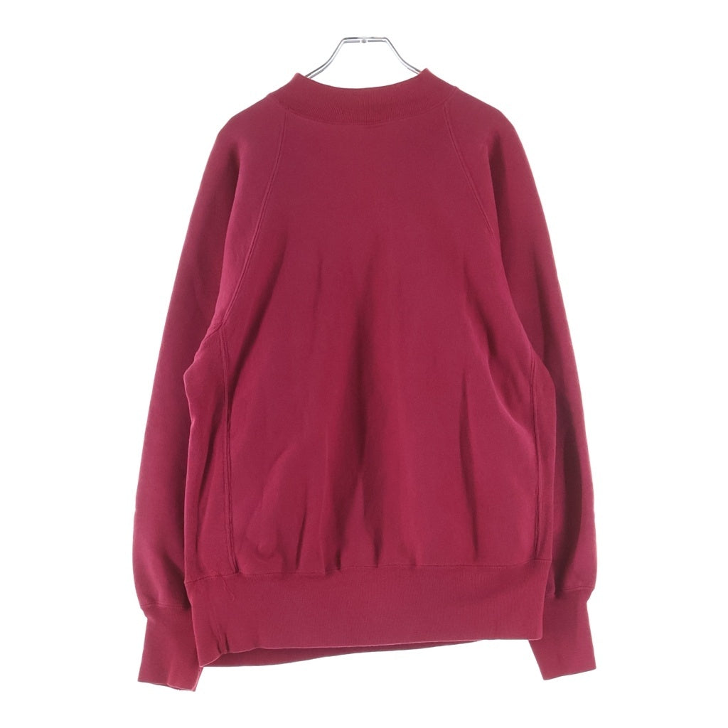CHAMPION(チャンピオン) 90s REVERSE WEAVE モックネック ポケット付き スウェット ピンク