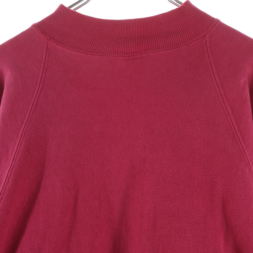 CHAMPION(チャンピオン) 90s REVERSE WEAVE モックネック ポケット付き スウェット ピンク
