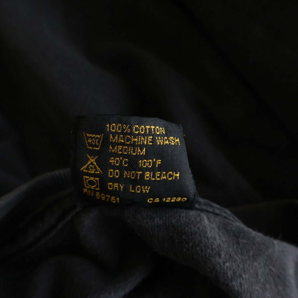 VINTAGE(ヴィンテージ) 90s MINISTRY ミニストリー 袖シングル 袖ダブル クルーネックTシャツ ブラック -