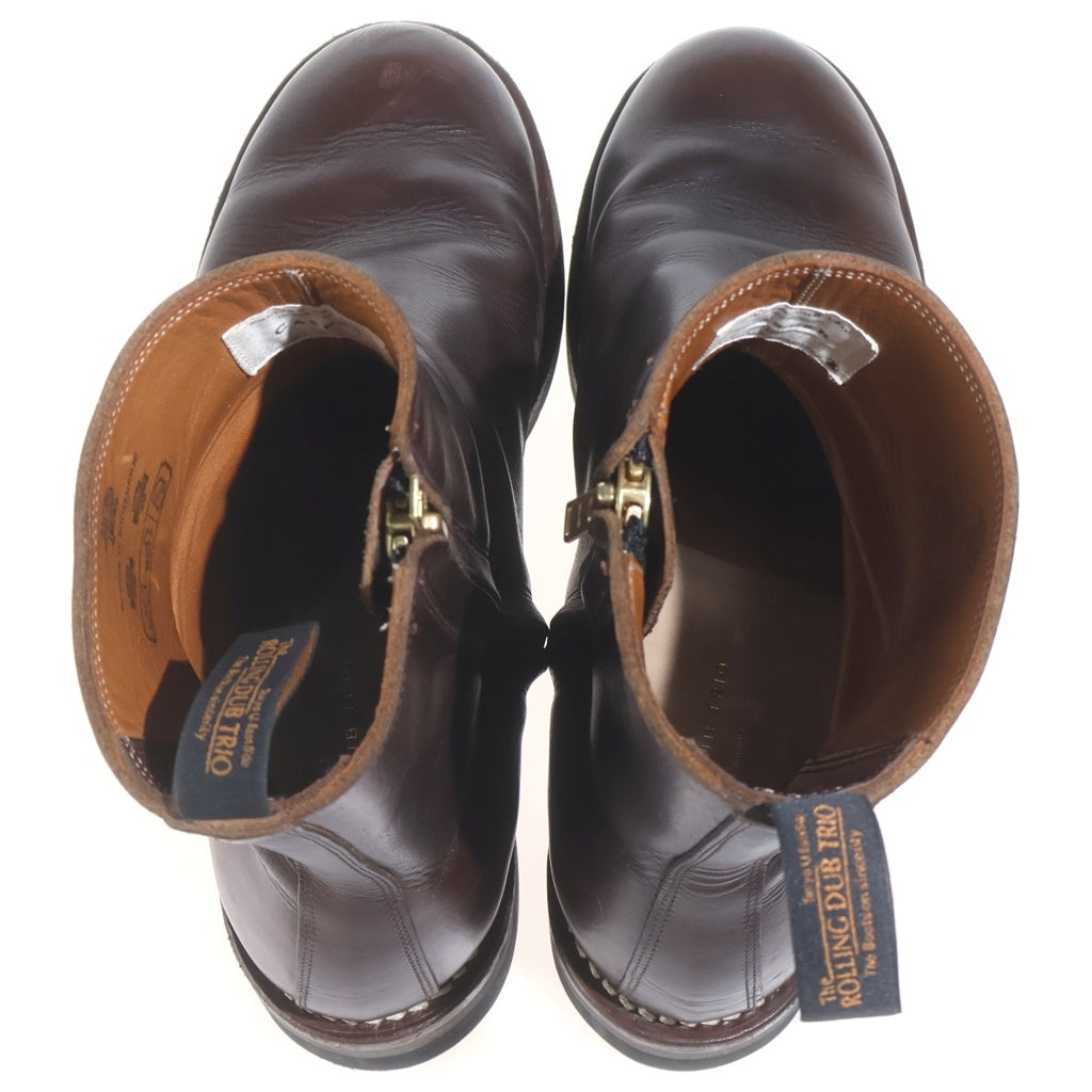 ROLLING DUB TRIO(ローリングダブトリオ) CASPER HORWEEN CHROMEXCEL RDT-A14 サイドジップ ブーツ ブラウン RDT-A14