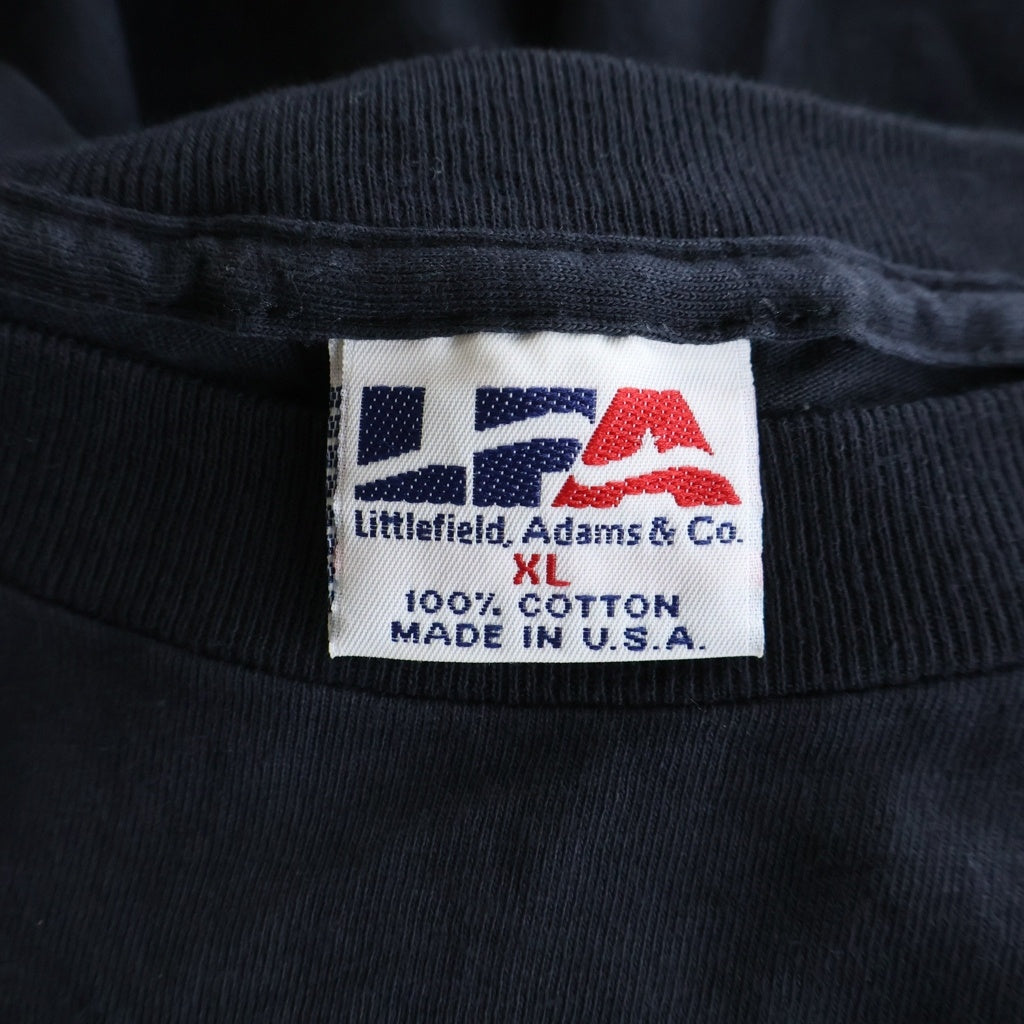 VINTAGE(ヴィンテージ) 90s MILLER BEER ビール 企業 クルーネックTシャツ ブラック -