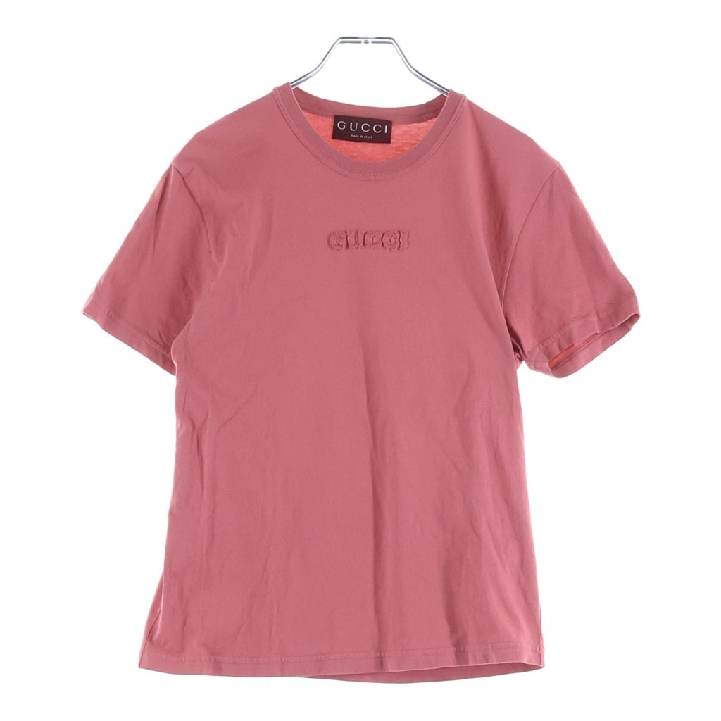 GUCCI(グッチ) フロントロゴ 798764 クルーネックTシャツ ピンク 798764XJGUE レディース