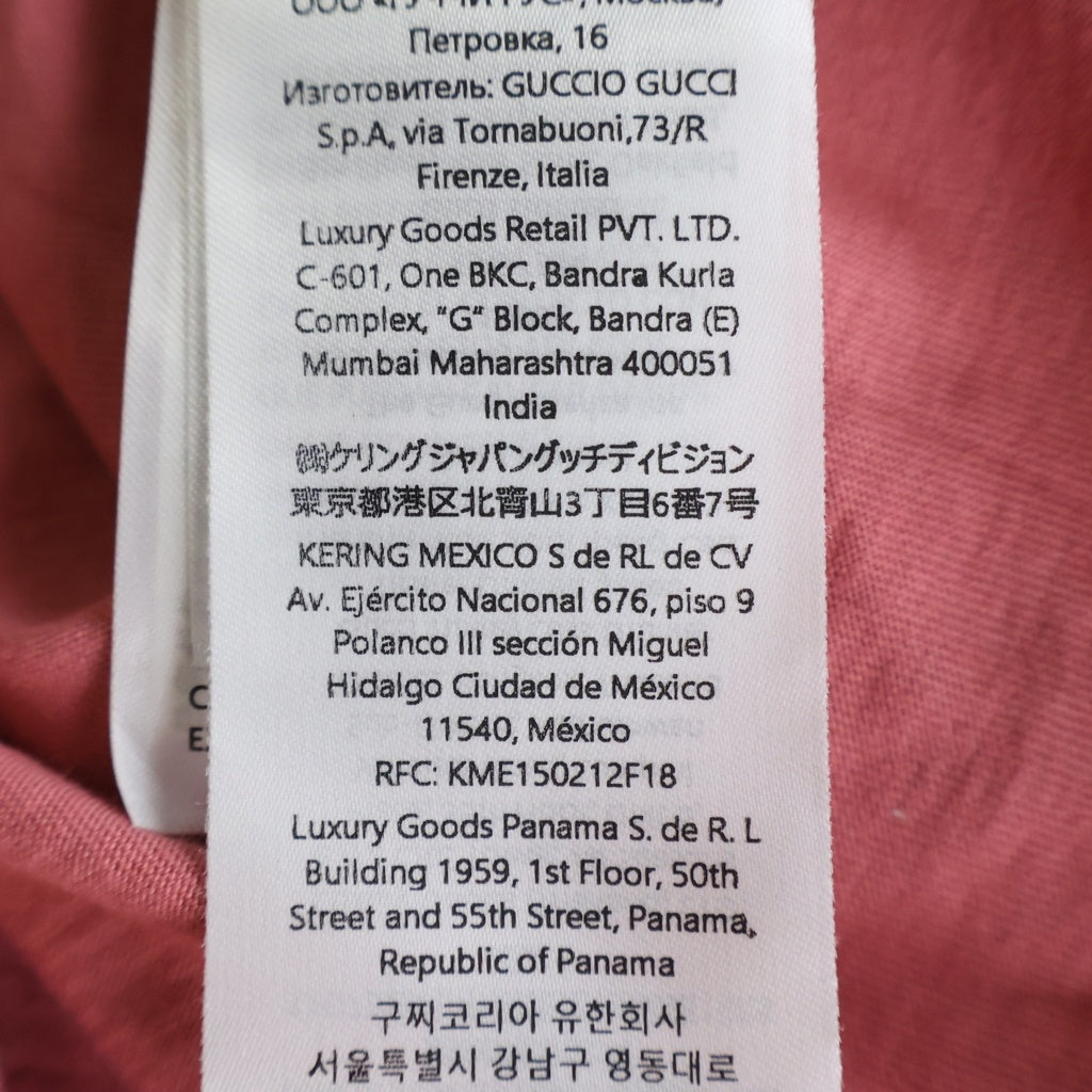 GUCCI(グッチ) フロントロゴ 798764 クルーネックTシャツ ピンク 798764XJGUE レディース