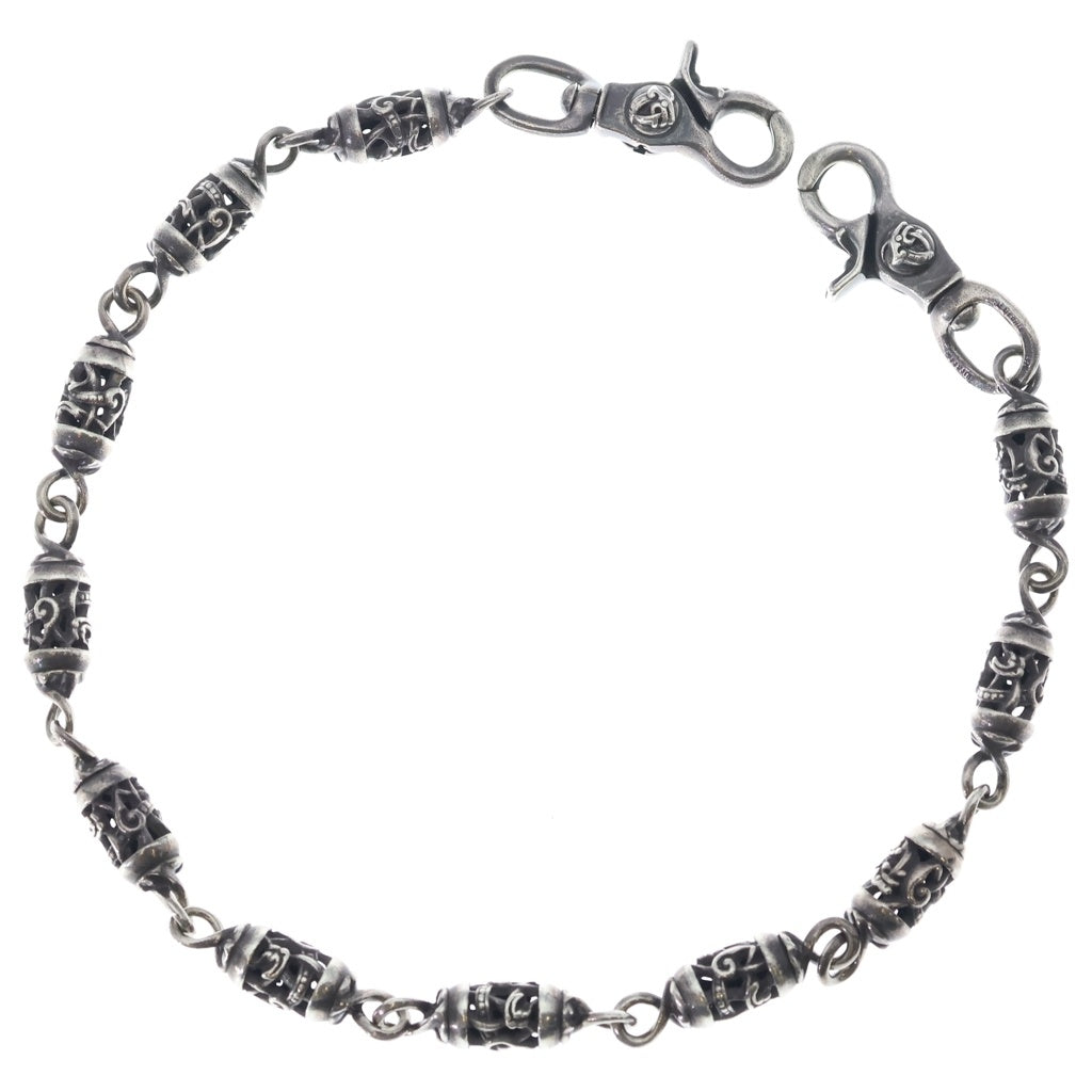 CHROME HEARTS(クロムハーツ) 11LINK CELTIC ROLLER LONG-T 2クリップ ケルティックローラー ロングウォレットチェーン シルバー