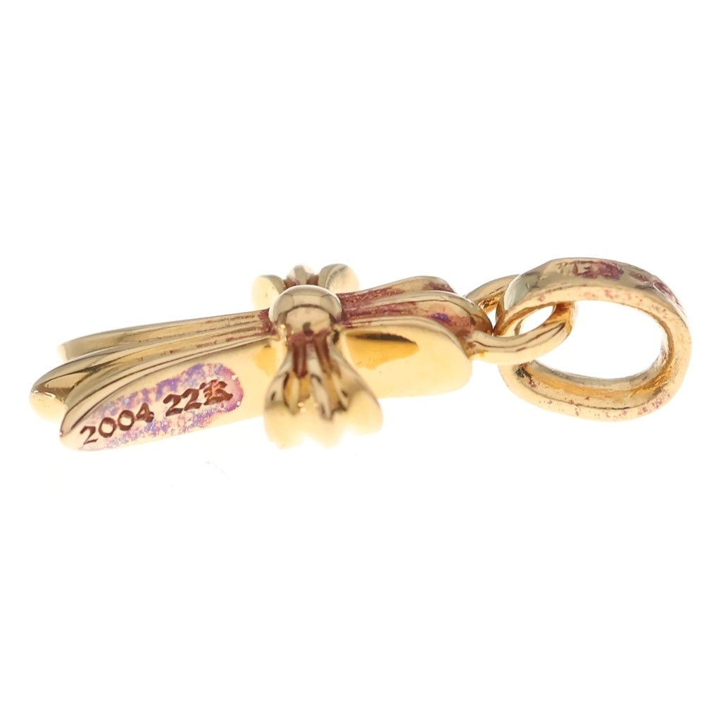 CHROME HEARTS(クロムハーツ) 22K CRS BBYFAT ベイビーファットクロス ペンダントトップ ゴールドBCA037