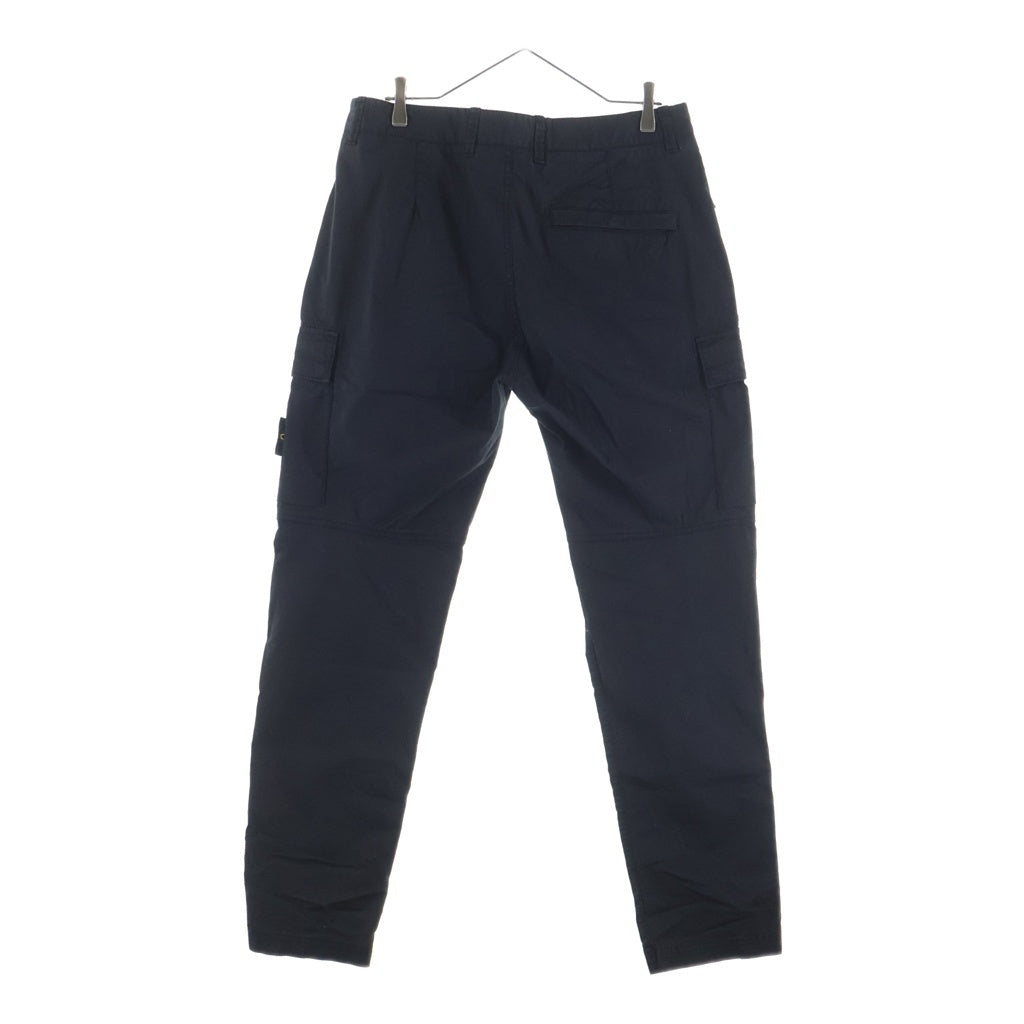STONE ISLAND(ストーンアイランド) Cotton Twill Cargo Pants コットンツイルカーゴパンツ 811530410 ブラック 811530410