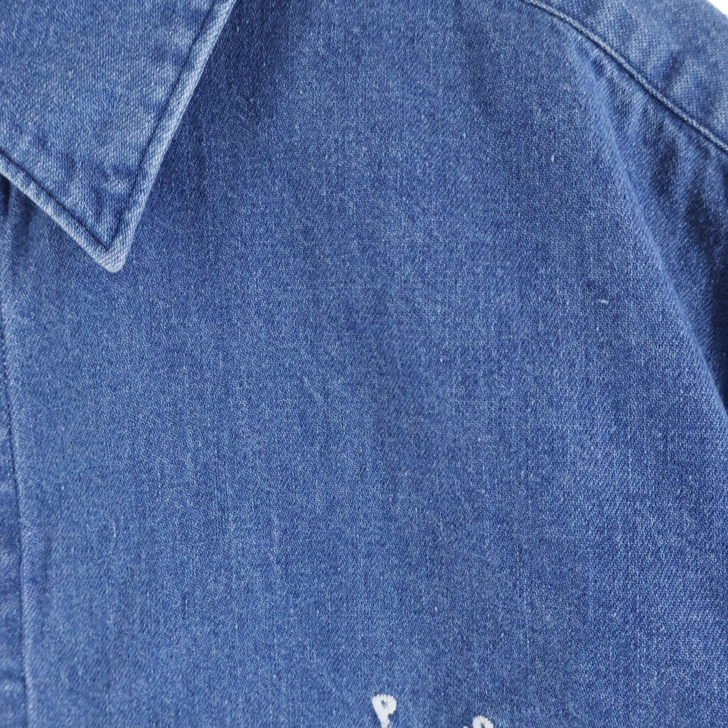 Paul Smith(ポールスミス) Indigo Short-Sleeve Shirt インディゴ 半袖シャツ PY-WR-77848 インディゴ PY-WR-77848