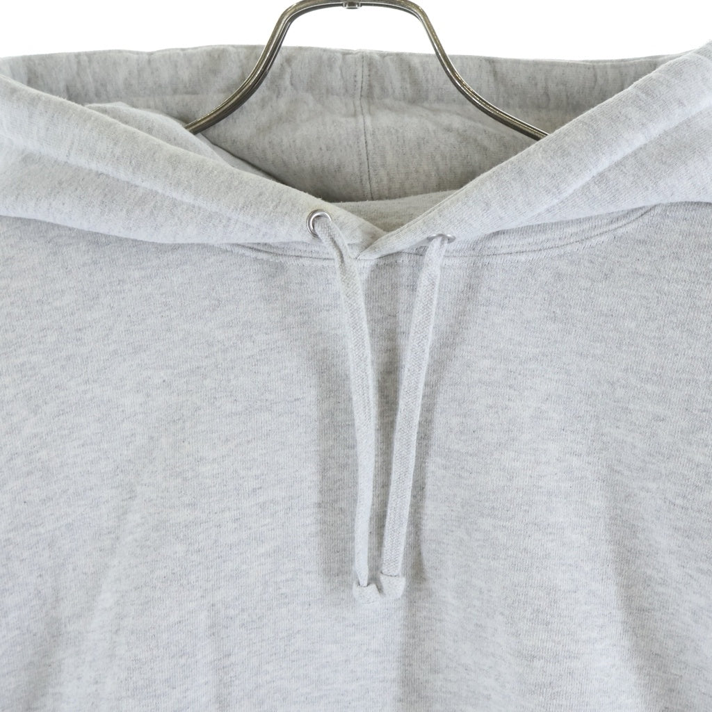 SUPREME(シュプリーム) 23AW Satin Applique Hooded Sweat Shirt サテン アップリケ スウェットプルオーバーパーカー グレー ‐