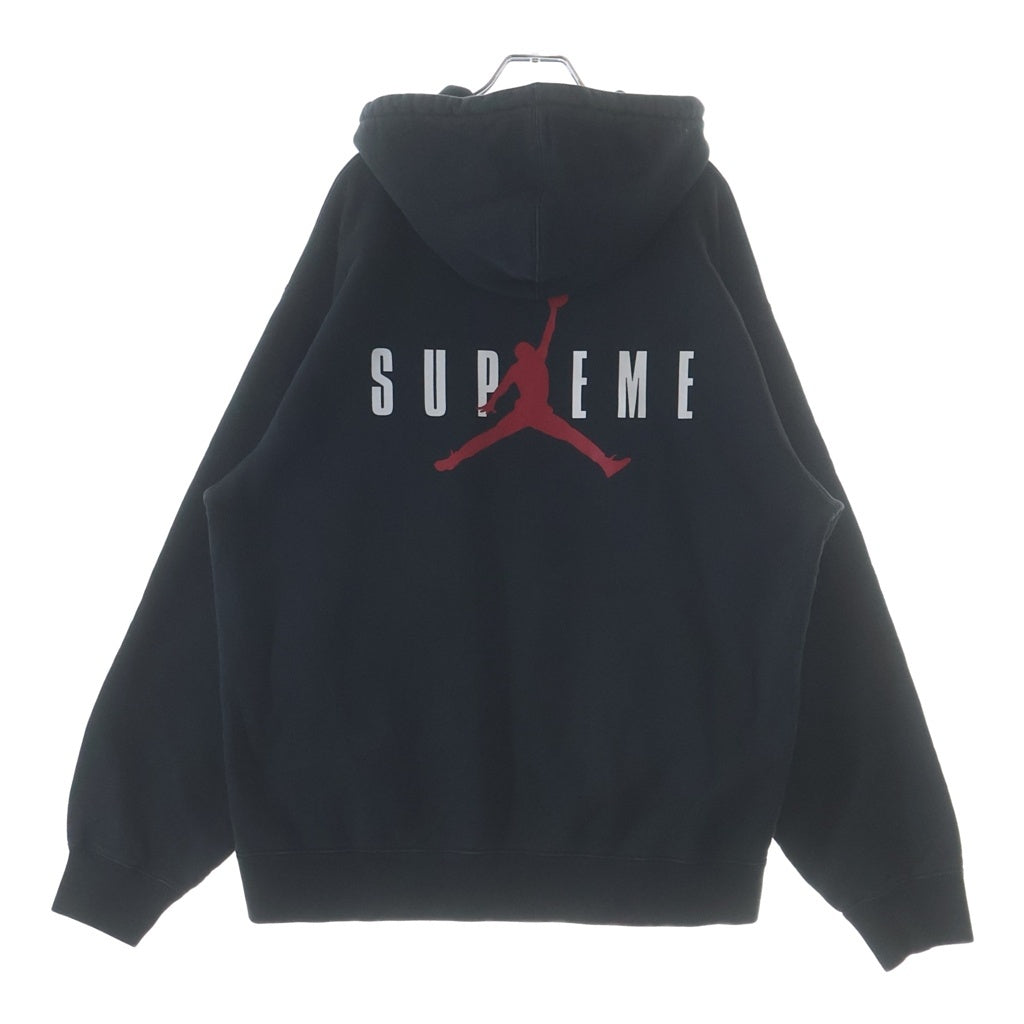 SUPREME(シュプリーム) 24AW x Jordan Hooded Sweatshirt ジョーダン プルオーバーパーカー HF0836-010 ブラック HF0836-010