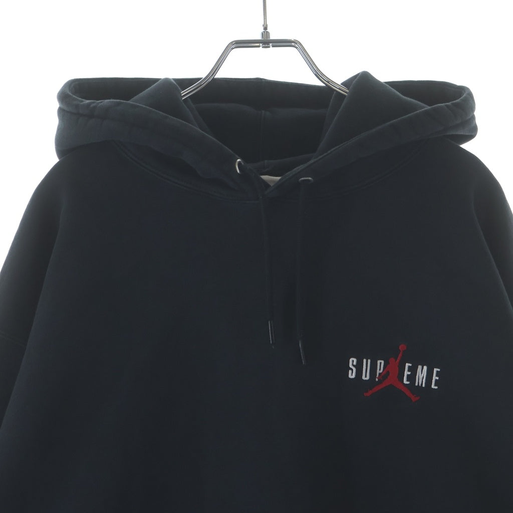 SUPREME(シュプリーム) 24AW x Jordan Hooded Sweatshirt ジョーダン プルオーバーパーカー HF0836-010 ブラック HF0836-010