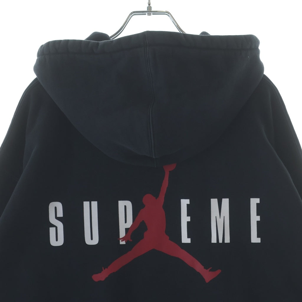 SUPREME(シュプリーム) 24AW x Jordan Hooded Sweatshirt ジョーダン プルオーバーパーカー HF0836-010 ブラック HF0836-010