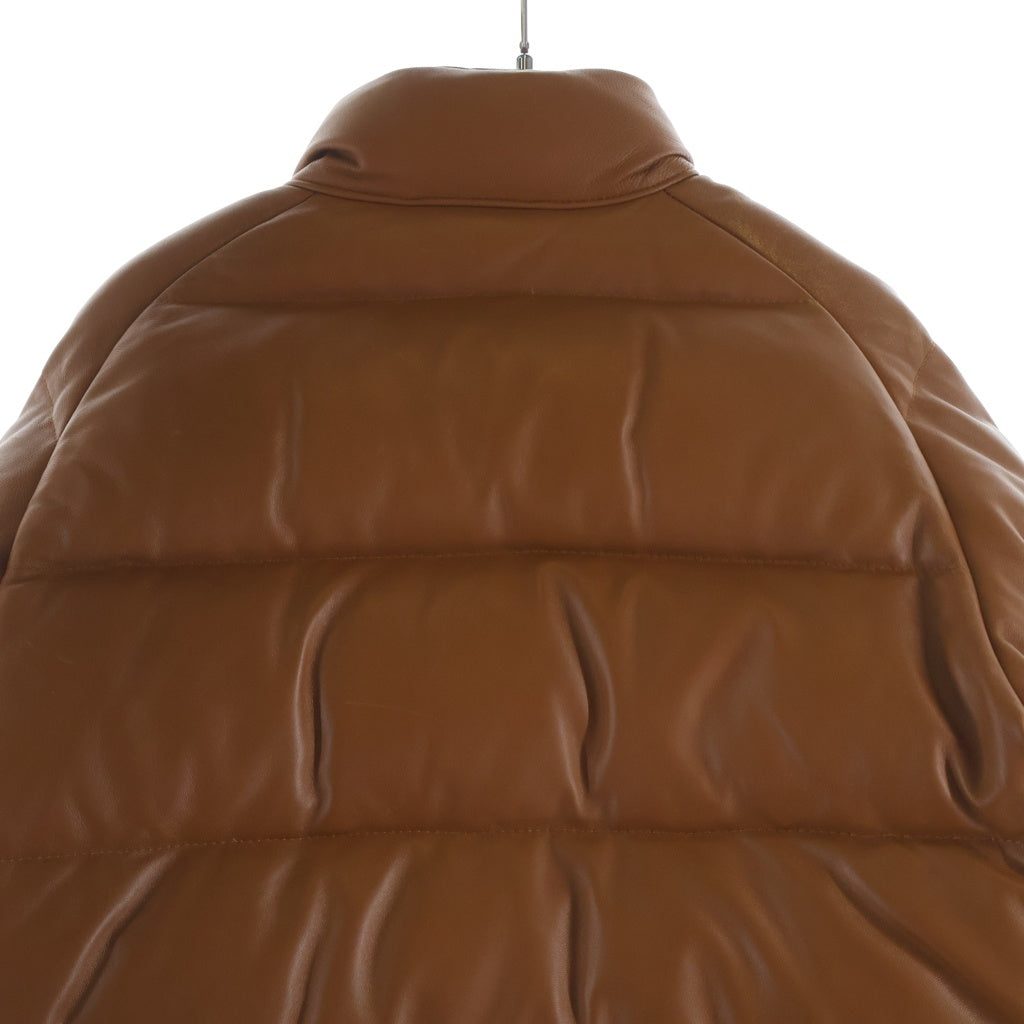A BATHING APE(アベイシングエイプ) LEATHER DOWN JACKET 復刻 シープスキン レザー 001HJE801001X ダウンジャケット