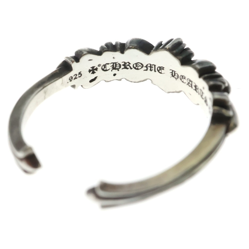 CHROME HEARTS(クロムハーツ) BABY CLSC ベイビークラシックダブルフローラルリング シルバー