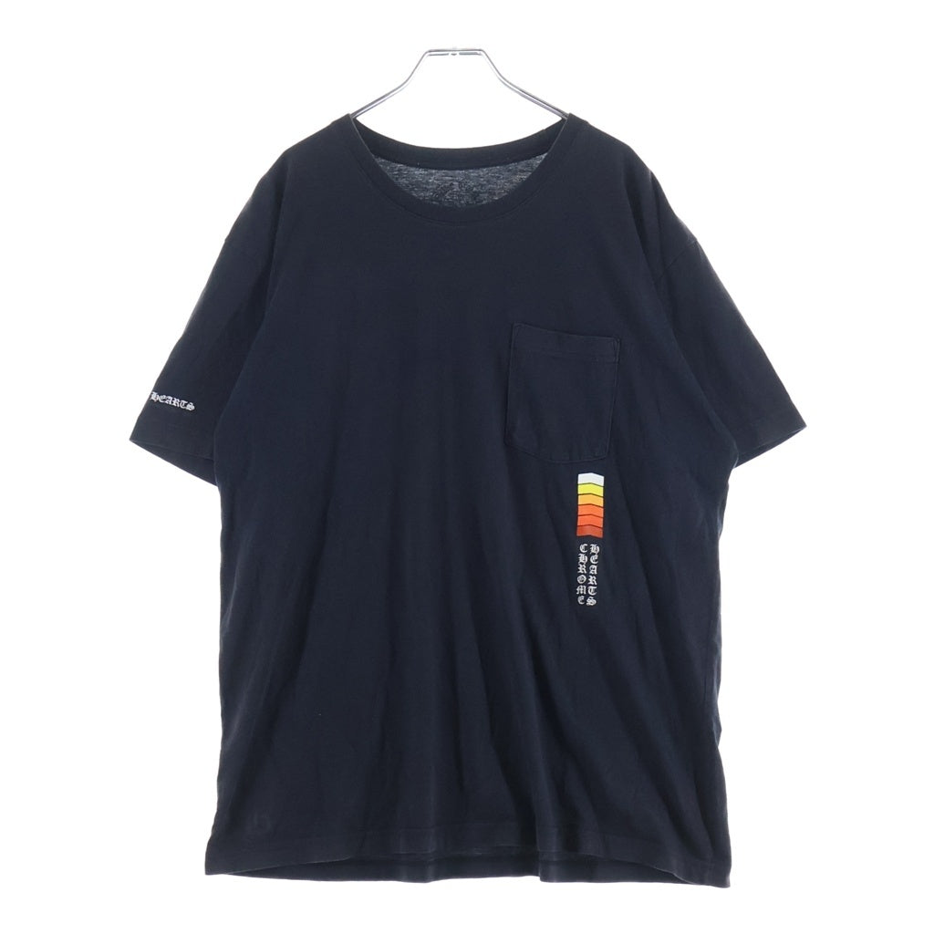 CHROME HEARTS(クロムハーツ) Made in Hollywood ロゴプリント クルーネック半袖Tシャツカットソー ブラック