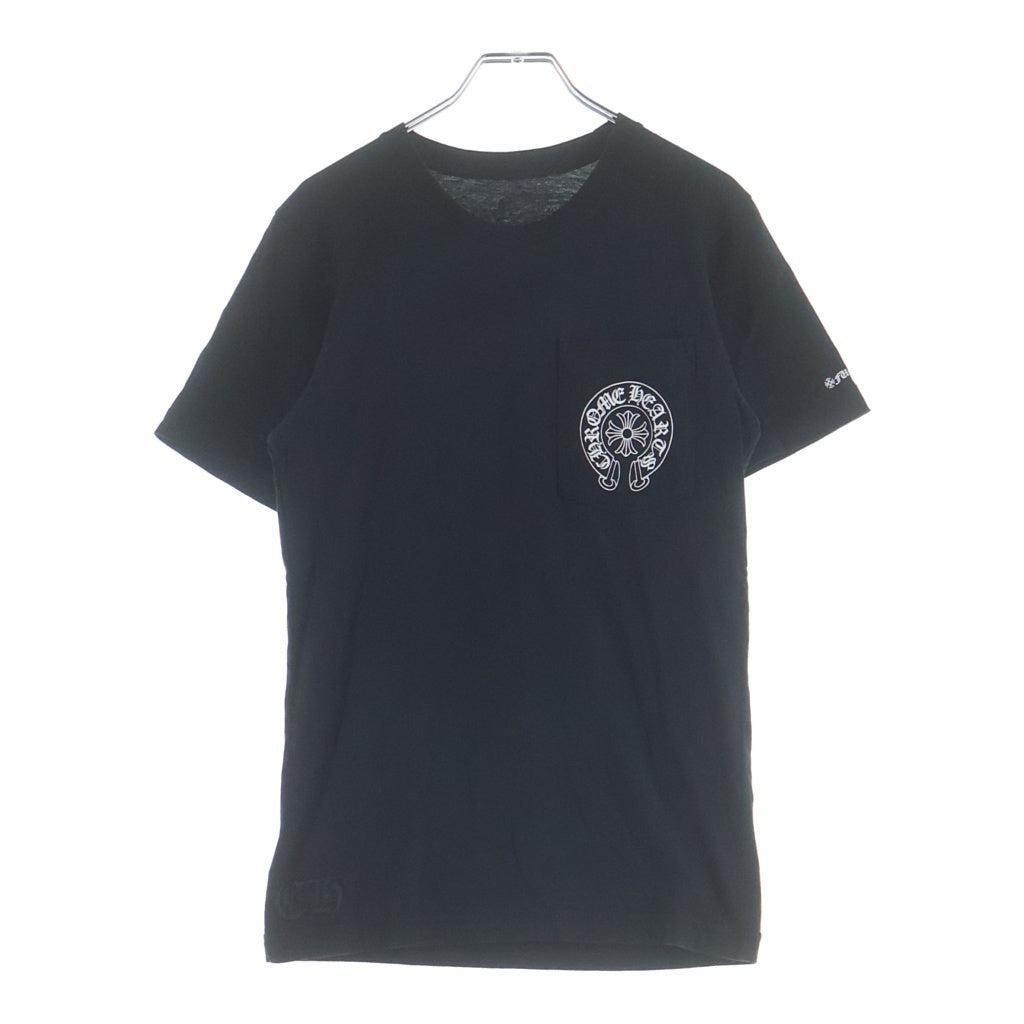 CHROME HEARTS(クロムハーツ) CH S/S HORSESHOE ホースシュープリント 半袖Tシャツカットソー ブラック