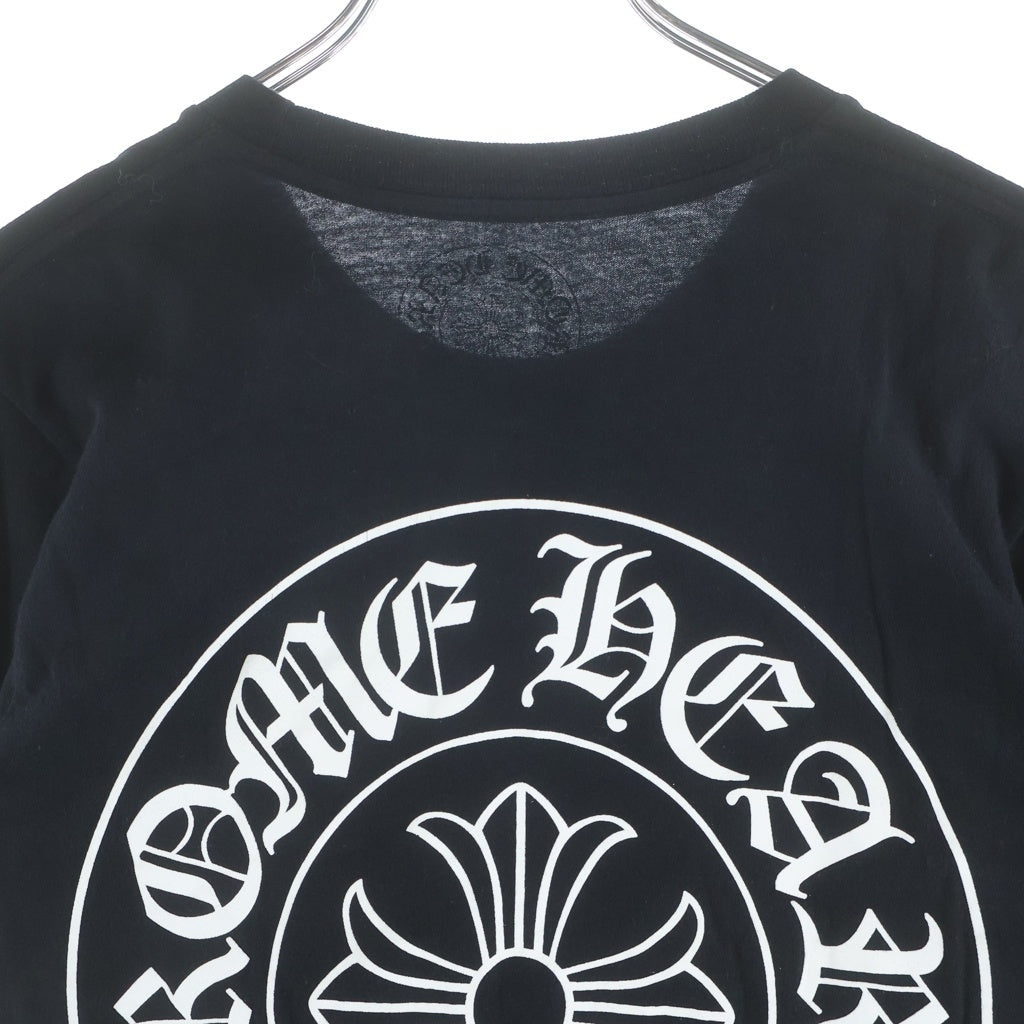 CHROME HEARTS(クロムハーツ) CH S/S HORSESHOE ホースシュープリント 半袖Tシャツカットソー ブラック