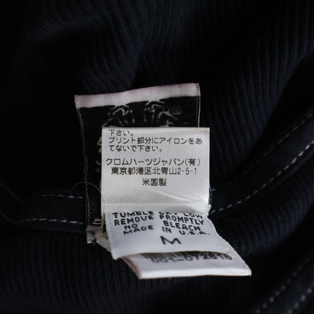 CHROME HEARTS(クロムハーツ) OLD VINE DAGGER オールド ヴァインダガー総柄プリント タンクトップ ノースリーブ ブラック