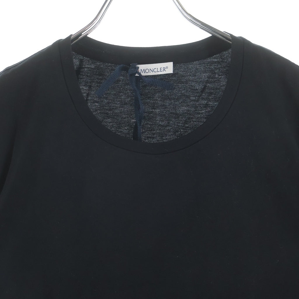 MONCLER(モンクレール) Cotton T-shirt コットンクルーネック半袖Tシャツ E20938090400 ブラック