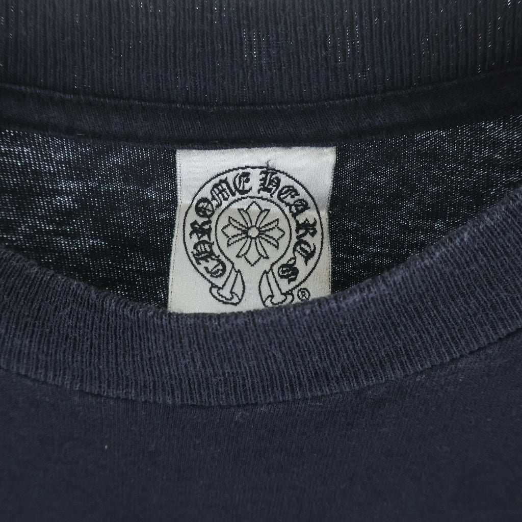 CHROME HEARTS(クロムハーツ) OLD Old English Arm Logo Long Sleeve Tee オールドイングリッシュ 袖ロゴ クルーネック長袖Tシャツ ブラック ‐